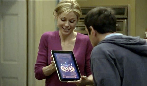 modern family sitcom video birthday apple ipad for phil dunphy